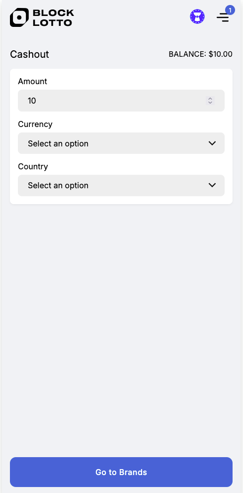 Cashout Example